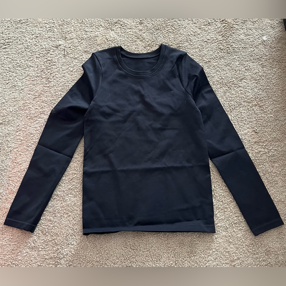 3 Pack- Black, White, and Light Grey Long Sleeve